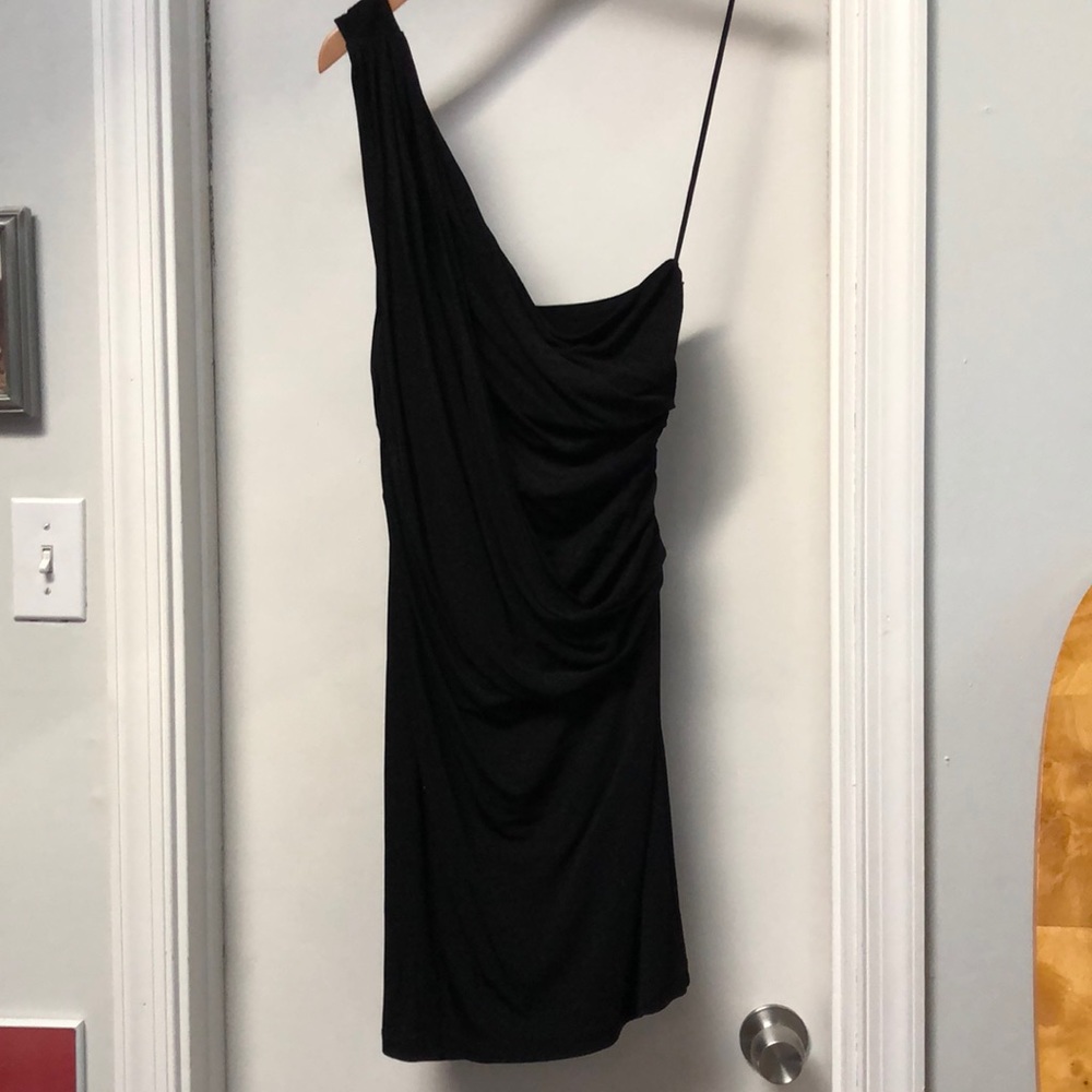 Haute Hippie one shoulder LBD